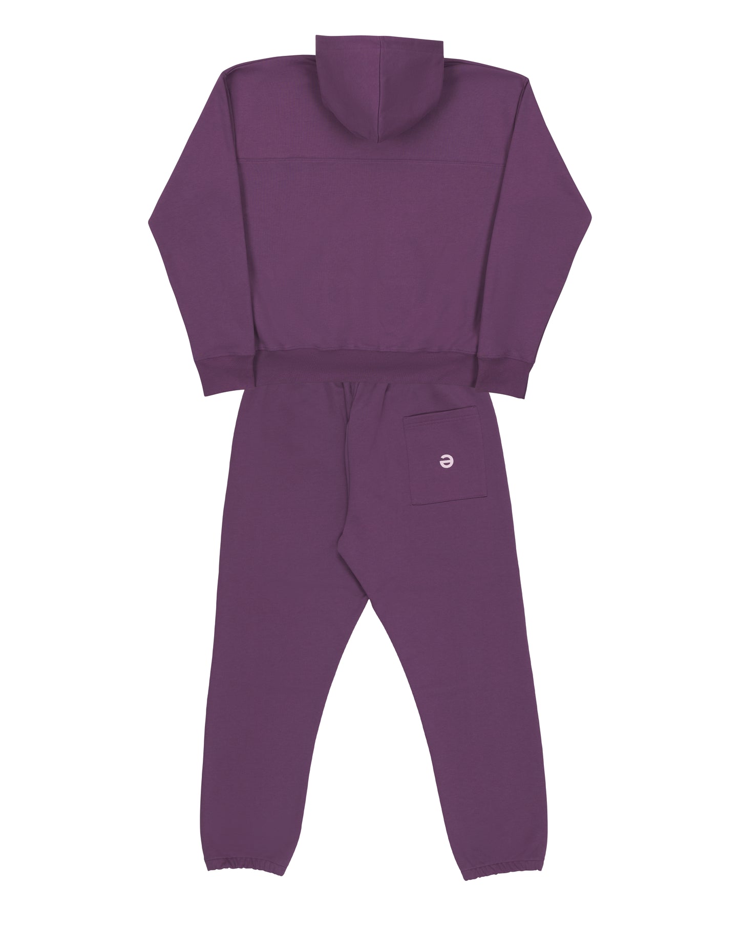 purple paneled palet hooded vest