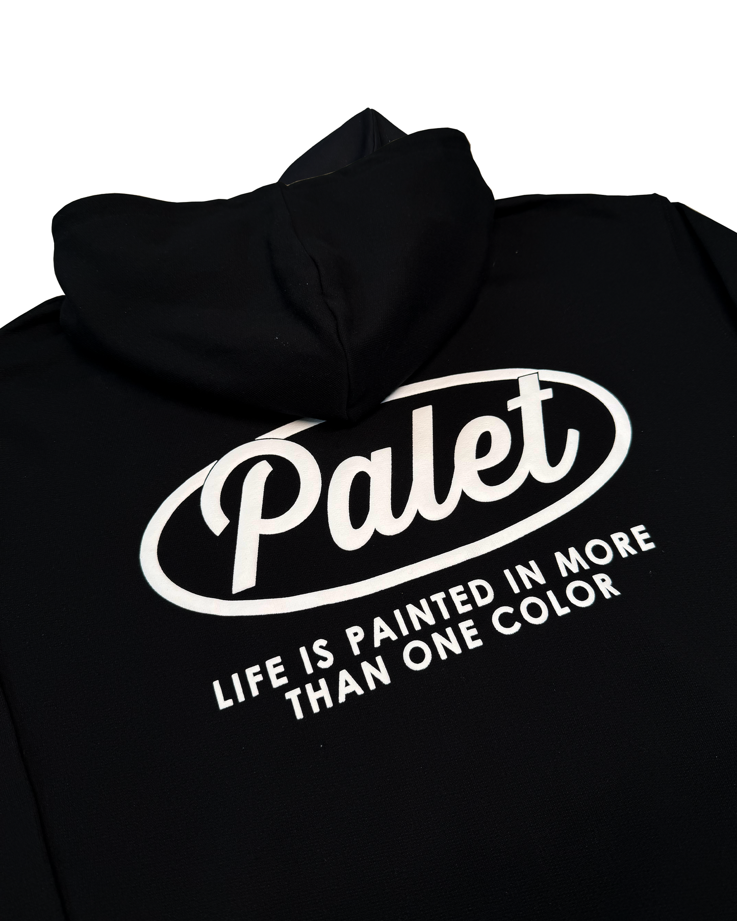 One color zip hoodie